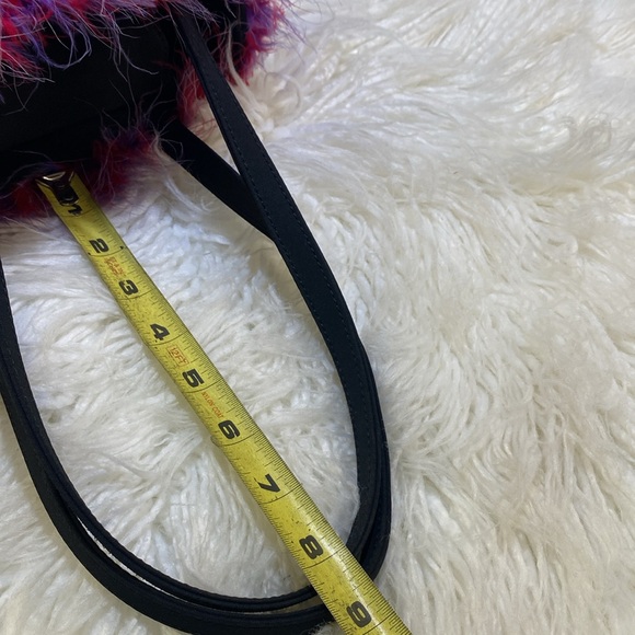 ❤️💜 -Red & Purple Hats Red Feather Trim Purse-💜❤️ - Picture 8 of 8